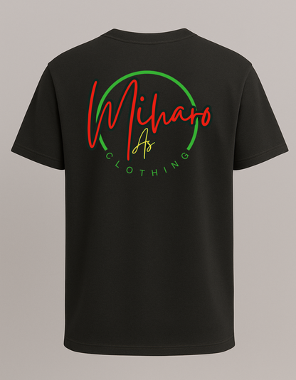 Miharo As Signature Tee – Tīpuna Fed, Mokopuna Led